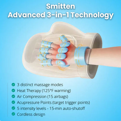Smitten™ Hand Massager - Support for Joint, Inflammation & Pain